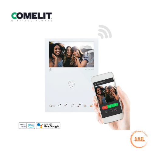 COMELIT 6741W - VIDEOCITOFONO MINI VIVAVOCE WI-FI. SB2