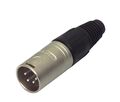 Connettore XLR Maschio Argento Neutrik
