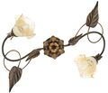 PLAFONIERA AUTUNNO MARRONE 2XE14 40X65X20CM
