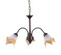 LAMPADARIO 1162 RUGGINE 3XE14 55,6X37,9CM