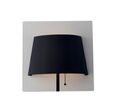 APPLIQUE LED WHAROL BIANCO/NERO 6W 480LM 4000K 25X25X8,7CM