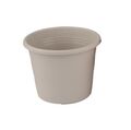 Vaso tondo 24x19cm Beige