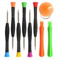 Kit universale 9 pezzi per riparazione e smontaggio smartphone