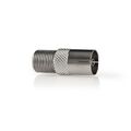 Adattatore per satellite e antenna F femmina - IEC (coassiale) femmina