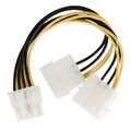 Cavo di Alimentazione Interno Env 8-Pin Maschio - 2x Molex Maschio 0.15 m