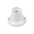 Portalampade dritto E27 bianco Elmark