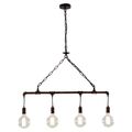 SOSPENSIONE AMARCORD RUGGINE 4XE27 86X25,2CM