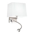 APPLIQUE LED HELLY PIRAMIDALE BIANCO 1XE14 + 1X3W 160LM 4500K 22X24X25CM