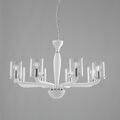 LAMPADARIO AURORA BIANCO 8XE14 79,2X48CM