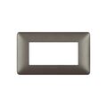 BTICINO MATIX  Placca  4 Moduli Iron - AM4804MIR