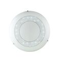 PLAFONIERA LED DIADEMA BIANCA 60W 4500LM CCT CON TELECOMANDO 55CM