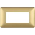 BTICINO MATIX  Placca  4 Moduli Gold - AM4804MGL