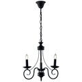 LAMPADARIO BEATRICE ANTRACITE 3XE14 63X57CM