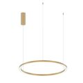 SOSPENSIONE LED HOOP ORO D80 40W 4600LM 80X22,5CM