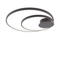 PLAFONIERA LED DIEM NERA 40W 4600LM CCT 61,5X6CM
