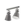 APPLIQUE LEGEND GRIGIO 2XE27 36X17,5X16CM