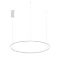 SOSPENSIONE LED HOOP BIANCA D120 60W 6900LM 120X22,5CM