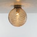 PLAFONIERA NEREIDE CHAMPAGNE 1XE27 30X32,2CM