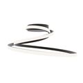PLAFONIERA LED COASTER NERA 40W 4600LM CCT 50X22CM