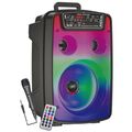 Cassa acustica ricaricabile 8" 10W luci LED Bluetooth/FM/USB KSC-688