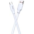 Cavo per ricarica e sincronizzazione bianco 1m 6A 120W USB Type C JA018