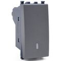 Deviatore unipolare grigio compatibile Vimar Arké