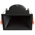 Supporto quadrato per faretto GU10 da incasso 83x83mm nero