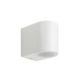Lampada applique da esterno GU10 98x80x67mm IP44 bianco