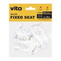 Supporto per fascette 5mm bianco confezione da 50 Vito
