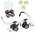 Lente d'ingrandimento a occhiali con LED – 25x
