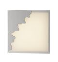 PLAFONIERA LED CHIC ALLUMINIO 12W 700LM 4000K 25X25X7,5CM