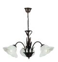 LAMPADARIO BYRON RUGGINE 3XE27 64X50CM