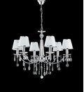 LAMPADARIO BOEME CROMO 6XE14 68CM