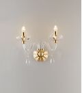 APPLIQUE RIFLESSO ORO 2XE14 40X35X18CM