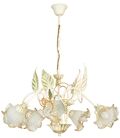 LAMPADARIO PRIMAVERA AVORIO 5XE14 62X40CM