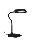 LAMPADA DA LETTURA LED DARWIN NERA 4,8W 450LM 4000K DIMMERABILE 16X16X53,5CM