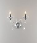 APPLIQUE RIFLESSO CROMO 2XE14 40X35X18CM