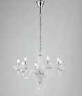 LAMPADARIO SOFFIO BIANCO 8XE14 71X50CM