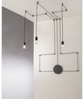 PLAFONIERA SPIDER ANTRACITE 3XG9 500CM