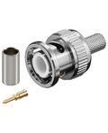Connettore BNC MASC. a crimpare per RG59/62