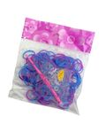 Bustina con elastici per braccialetti - Loom Bands - vari colori