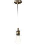 Lampadario da soffitto E27 color ottone 1,50 m
