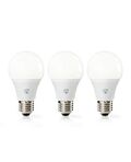 Lampadina LED Smart Wi-Fi 9W Bianco caldo 2700K E27 800 lumen confezione da 3 pezzi