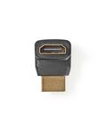 Adattatore HDMI Connettore HDMI HDMI femmina Con angolo a 270° Nero