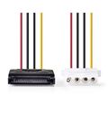 Cavo di alimentazione interno SATA a 15 pin maschio-Molex femmina 0,15m Differenti