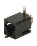 Monoconnettore 6.35mm Femmina Nero