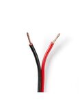Cavo per Altoparlante 2x 1,50 mm2 15,0m Avvolgibile Nero/Rosso