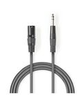 Cavo Audio XLR Bilanciato Maschio a 3 Pin XLR-Maschio da 6,35mm 3m