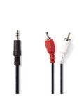Cavo Audio Stereo - Maschio da 3,5 mm - 2x Maschio RCA - 1.5 m - Nero