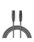 Cavo audio bilanciato XLR a 3 pin maschio-femmina 1.5m